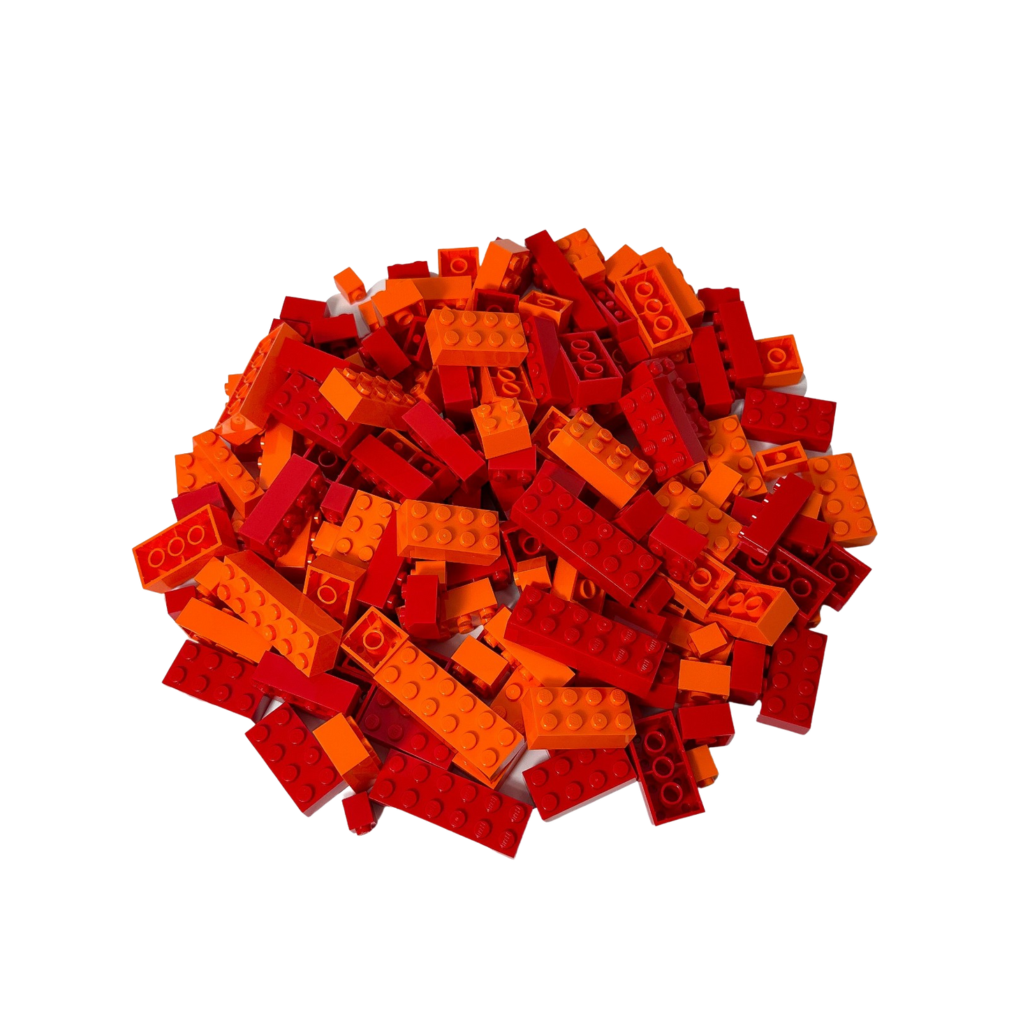 LEGO® Steine Bausteine Rot und Orange Gemischt NEU! Menge 200x