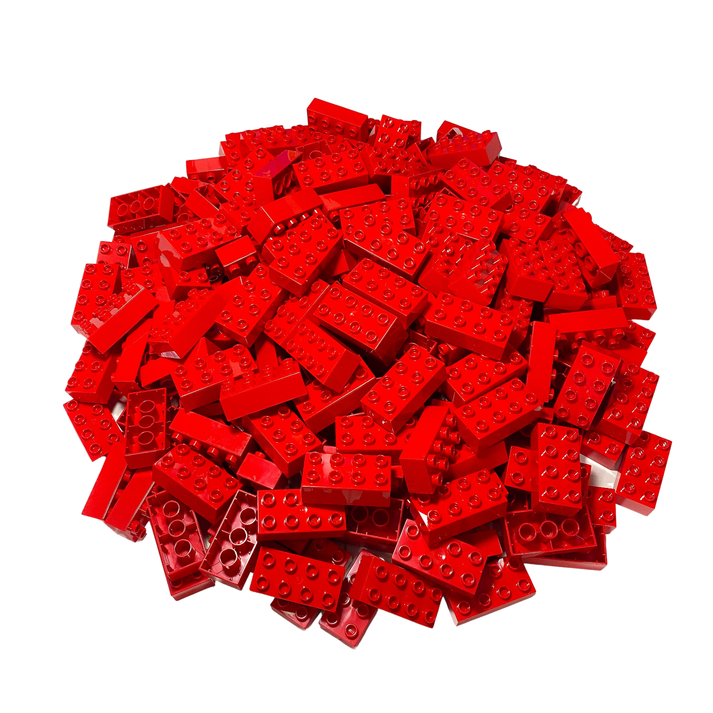 LEGO® DUPLO® 2x4 Steine Bausteine Grundbausteine Rot - 3011 NEU! Menge 100x