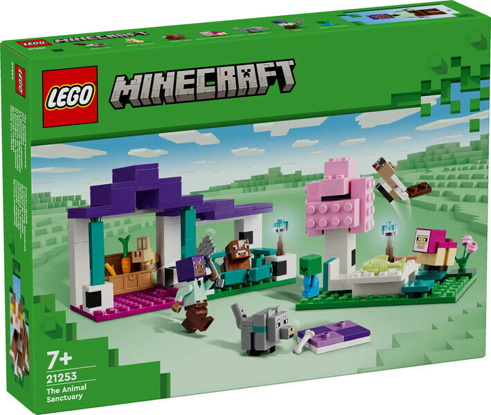 LEGO® Minecraft 21253: Entdecke das Tierheim-Abenteuer! NEU & Exklusiv - 206 Teile voller Kreativität
