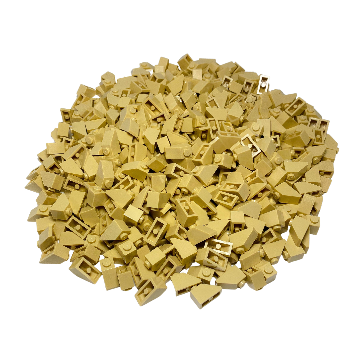 Tuiles LEGO® 2x1 pierres inclinées beige clair pour toit - 3040 NOUVEAU ! Quantité 500x 