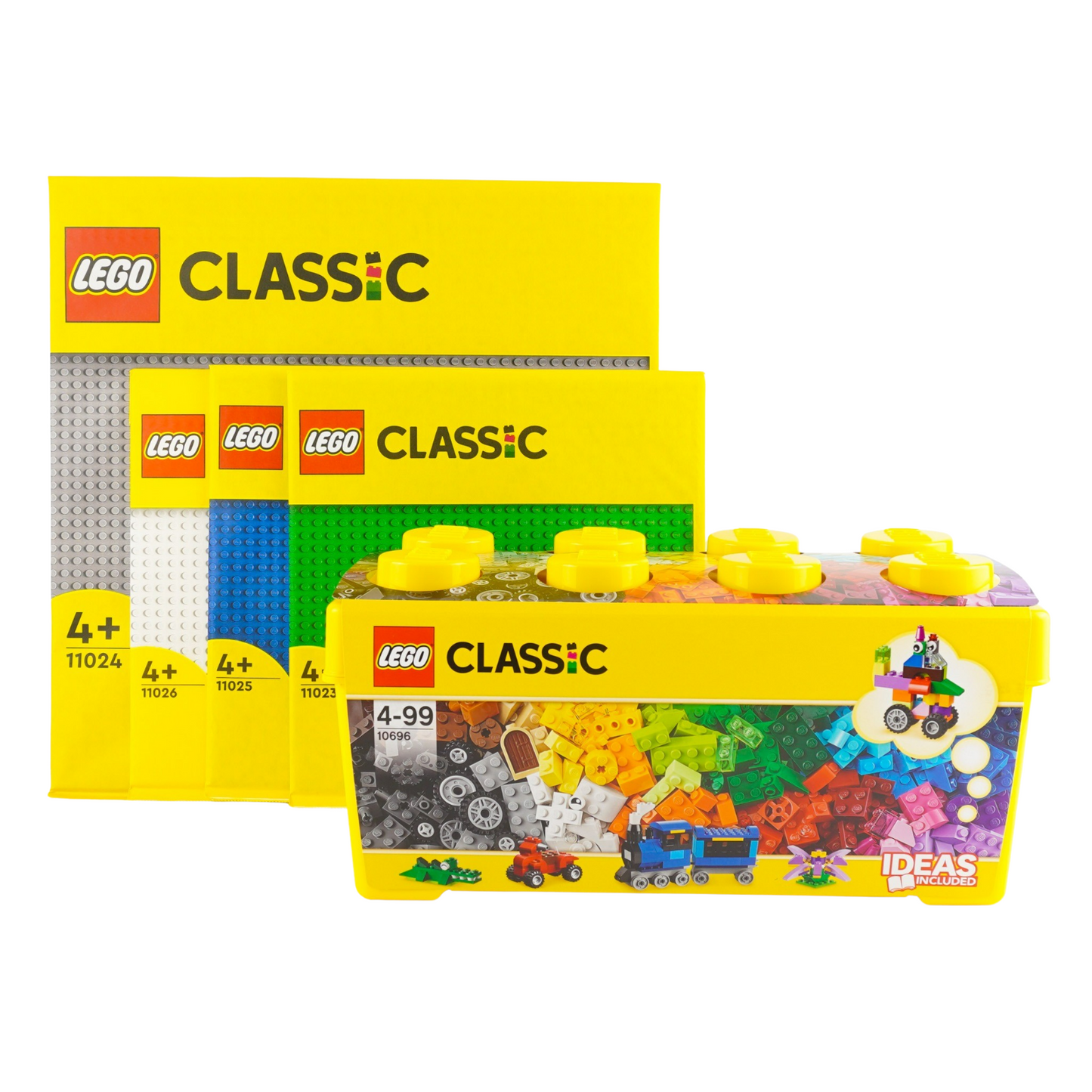 LEGO® Classic Bausteine Box + 4 Platten - 10696 NEU! Teile 488x