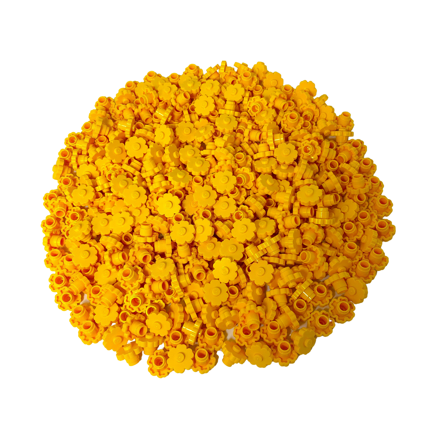 LEGO® 2x2 flower with rounded open stud yellow - 98262 NEW! Quantity 100x 