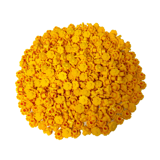 LEGO® 2x2 flower with rounded open stud yellow - 98262 NEW! Quantity 100x 