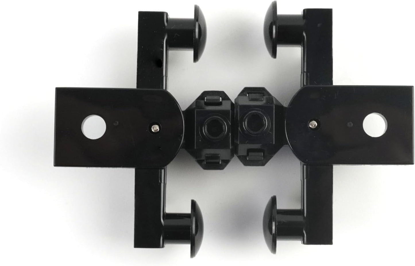 LEGO® Lego Eisenbahn Kupplung & Puffer mit Magnet - 2 Paar in Schwarz - 4 Stück - Kompatibel mit Lego Eisenbahn-Sets, Robuste Verbindung für Waggons