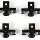 LEGO® Lego Eisenbahn Kupplung & Puffer mit Magnet - 2 Paar in Schwarz - 4 Stück - Kompatibel mit Lego Eisenbahn-Sets, Robuste Verbindung für Waggons
