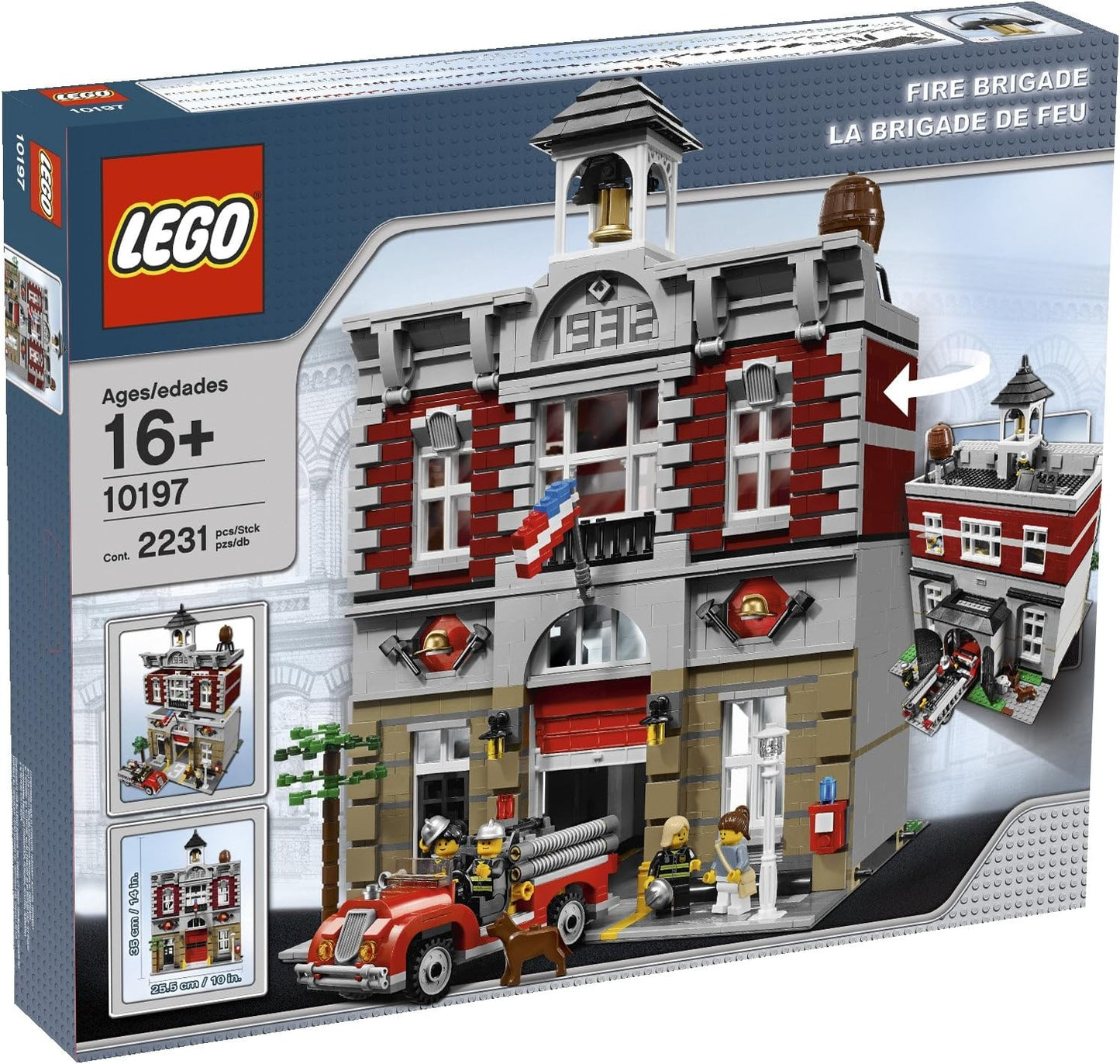 LEGO Advanced Models Feuerwache - 10197 NEU! Teile 2231x