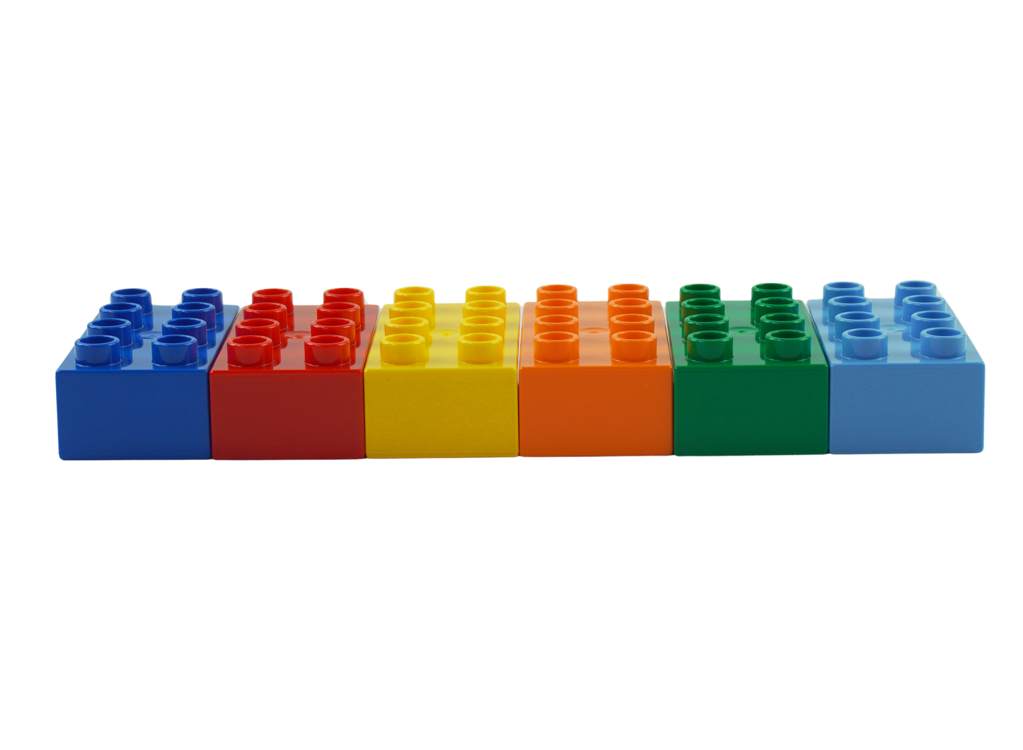 LEGO® DUPLO® 2x2, 2x4 Bausteine Grundbausteine Gemischt - 3437 3011 NEU! Menge 100x