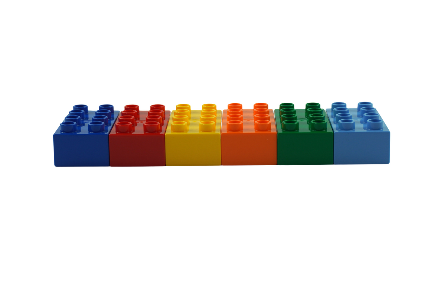 LEGO® DUPLO® 50 2x4 bricks and 50 2x2 bricks mixed colors - 3437 3011 NEW! Quantity 50x 