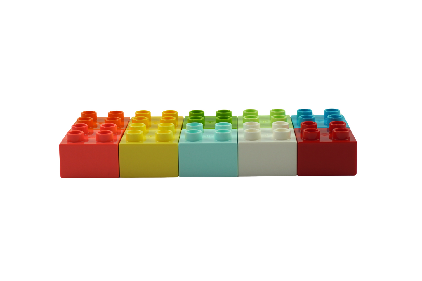 LEGO® DUPLO® 10 2x4 bricks and 50 2x2 bricks mixed colorful - 3437 3011 NEW! Quantity 50x 