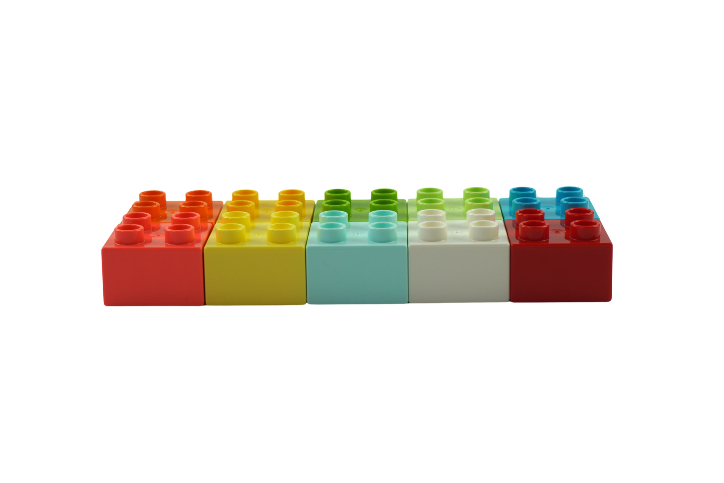 LEGO® DUPLO® 12 2x4 Steine und 38 2x2 Steine Gemischt Bunt - 3437 3011 NEU! Menge 50x