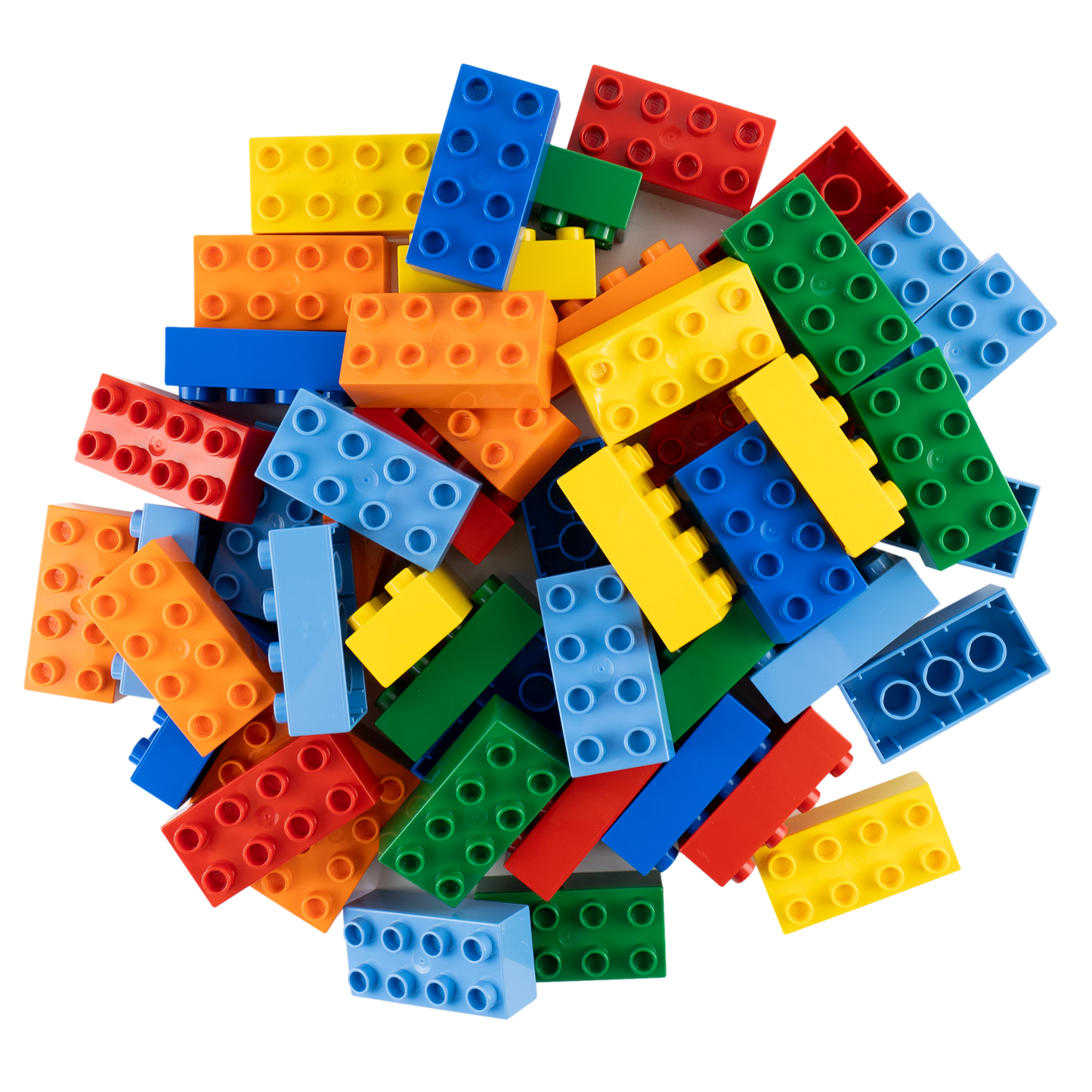 Bunte LEGO® DUPLO® 2x4 Steine - Individuelle 250er Mischung für endlosen Spielspaß - NEU!