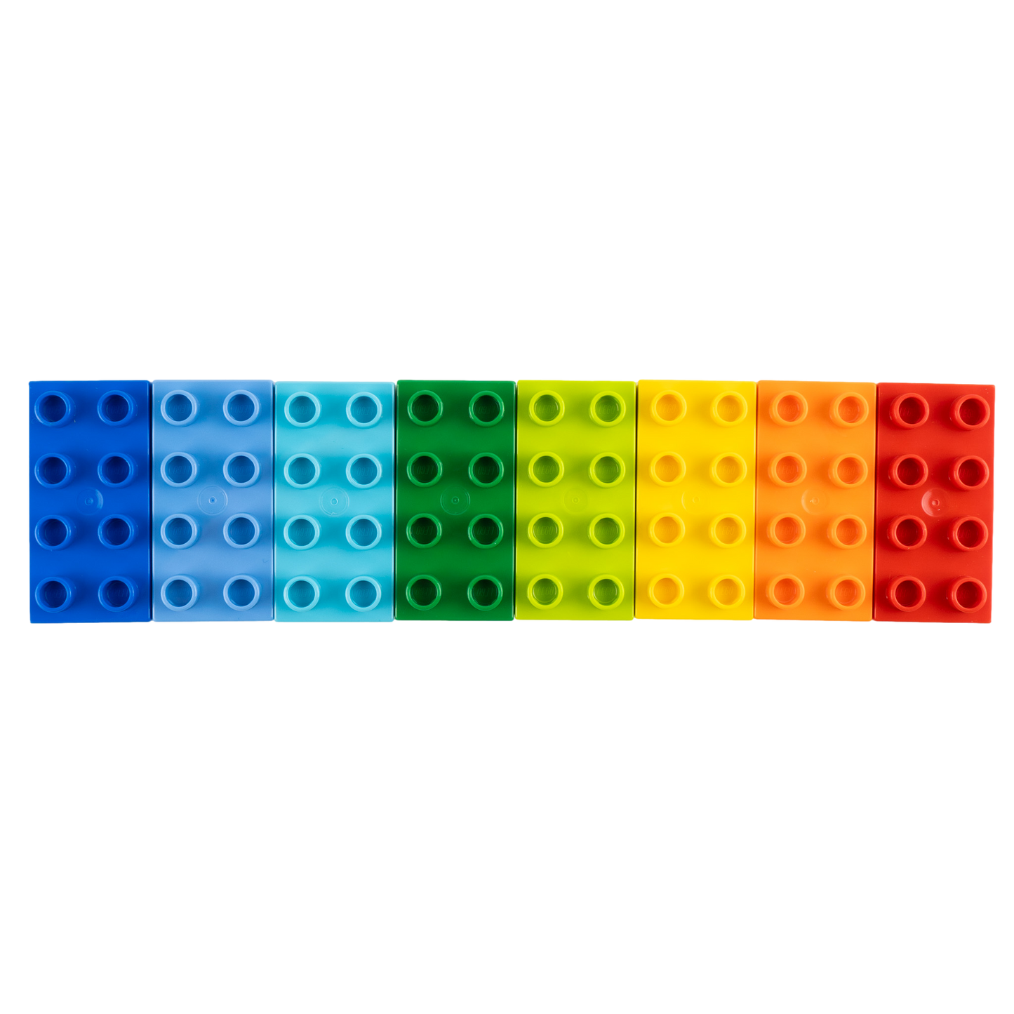 Bunte LEGO® DUPLO® 2x4 Steine - Individuelle 250er Mischung für endlosen Spielspaß - NEU!