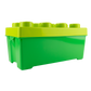 LEGO® Aufbewahrungsboxen Set: Mittelgroß Grün & Gelb mit Deckel – Platz sparen Ordnung schaffen! NEU! 2 Stück