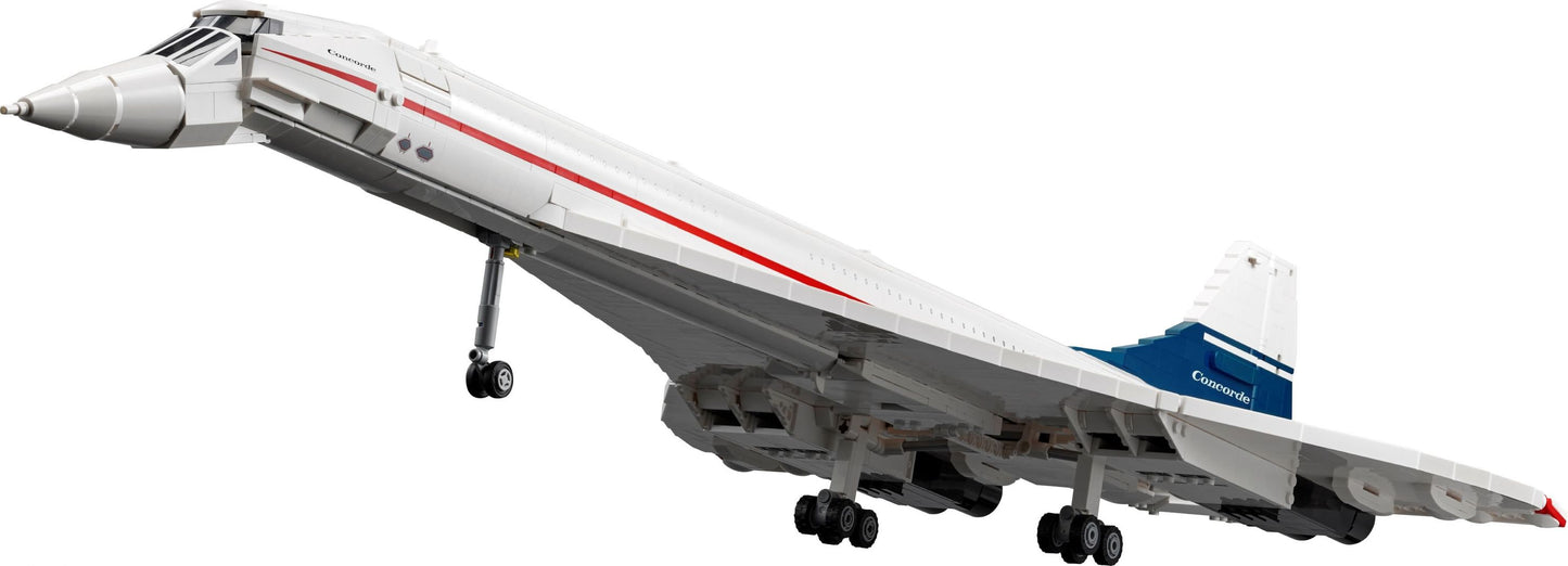 LEGO® Icons Concorde: Detailreiches Überschall-Passagierjet-Modell für Erwachsene & Sammler – Ultimatives Bauvergnügen mit 2083 Teilen (10318)