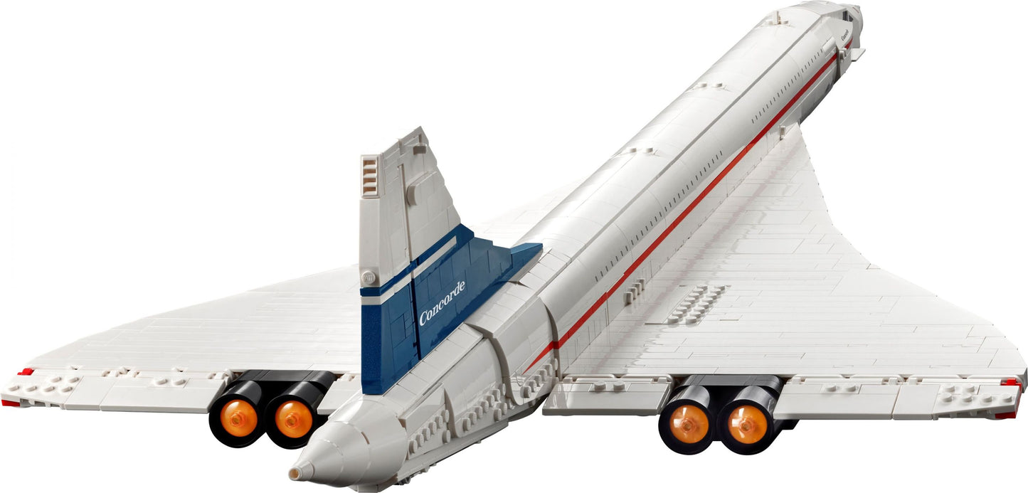LEGO® Icons Concorde: Detailreiches Überschall-Passagierjet-Modell für Erwachsene & Sammler – Ultimatives Bauvergnügen mit 2083 Teilen (10318)