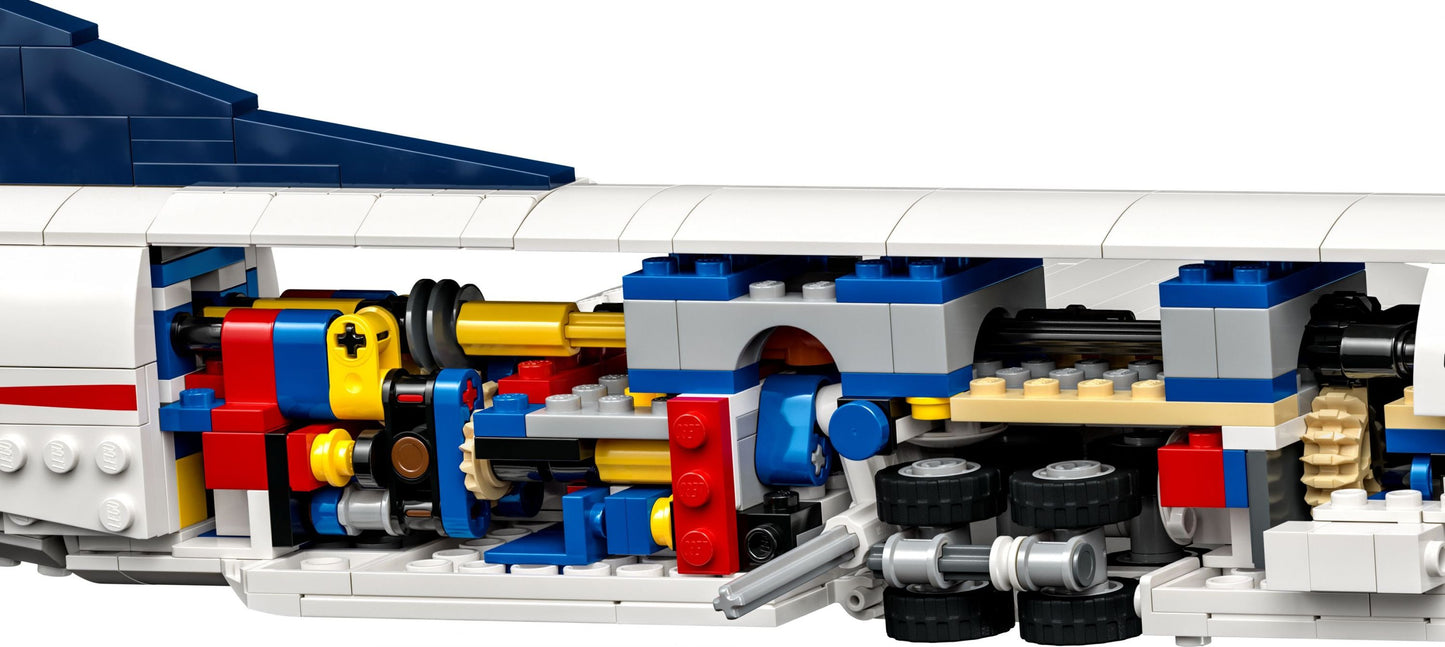 LEGO® Icons Concorde: Detailreiches Überschall-Passagierjet-Modell für Erwachsene & Sammler – Ultimatives Bauvergnügen mit 2083 Teilen (10318)
