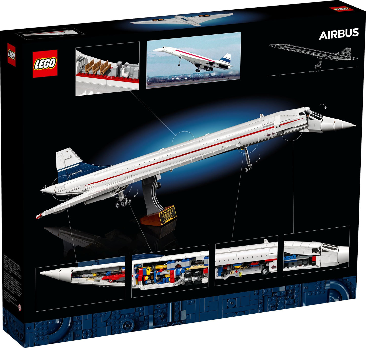 LEGO® Icons Concorde: Detailreiches Überschall-Passagierjet-Modell für Erwachsene & Sammler – Ultimatives Bauvergnügen mit 2083 Teilen (10318)