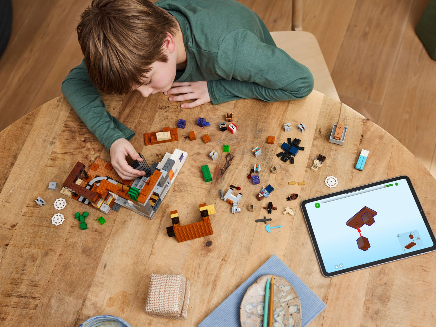 LEGO® Minecraft Die Mine in den Badlands - Abenteuer & Kreativität für Kinder ab 8 Jahren | 538-teiliges Bauset mit Charakteren & Kreaturen - Perfekt zum Sammeln & Spielen
