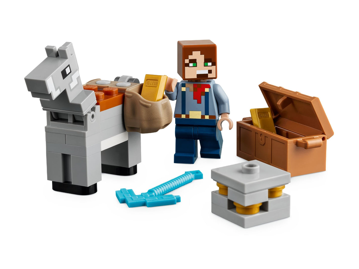 LEGO® Minecraft Die Mine in den Badlands - Abenteuer & Kreativität für Kinder ab 8 Jahren | 538-teiliges Bauset mit Charakteren & Kreaturen - Perfekt zum Sammeln & Spielen