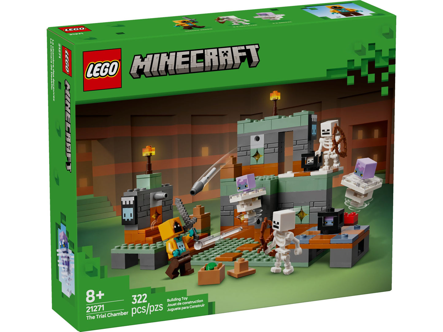 LEGO® Minecraft 21271 Prüfungskammern: Spannende Abenteuer für kreative Baumeister | Stein-Experte