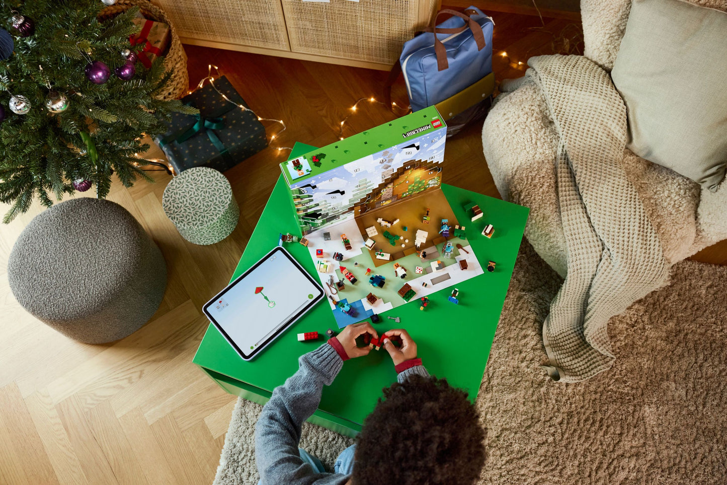 LEGO® Minecraft Adventskalender 2025 – 24 magische Überraschungen für Kinder & Minecraft Fans | Figuren & Mini-Modelle | 300-teiliges Weihnachtsabenteuer - 21280