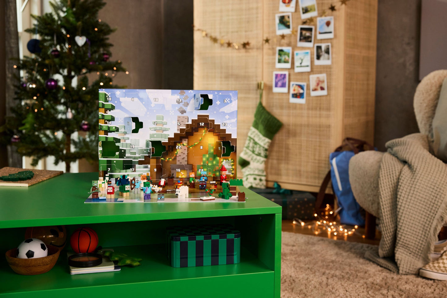 LEGO® Minecraft Adventskalender 2025 – 24 magische Überraschungen für Kinder & Minecraft Fans | Figuren & Mini-Modelle | 300-teiliges Weihnachtsabenteuer - 21280