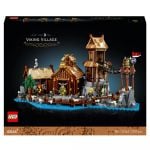 Entdecke das LEGO® Wikingerdorf – Authentisches Bauprojekt für Erwachsene mit 2103 Teilen | Erlebe Wikinger-Abenteuer mit Minifiguren & Zubehör - Set 21343