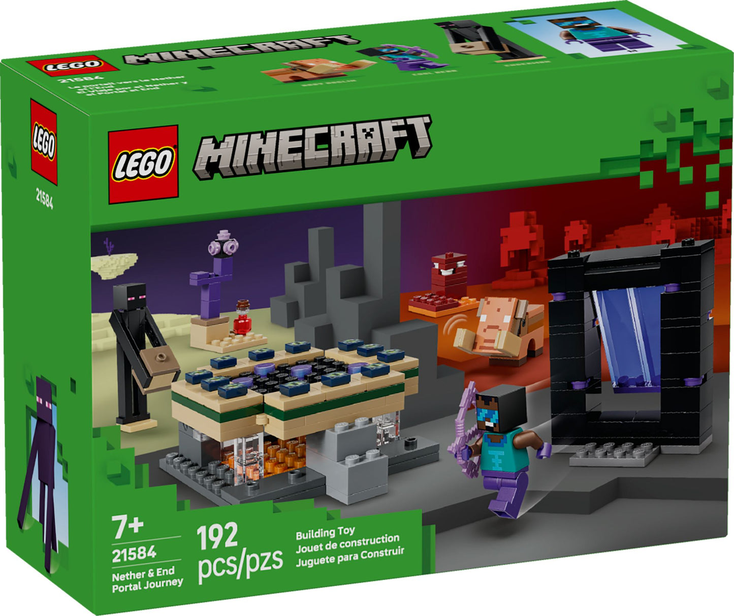 LEGO® Minecraft 21584 – Netherportal trifft Endportal - 21584