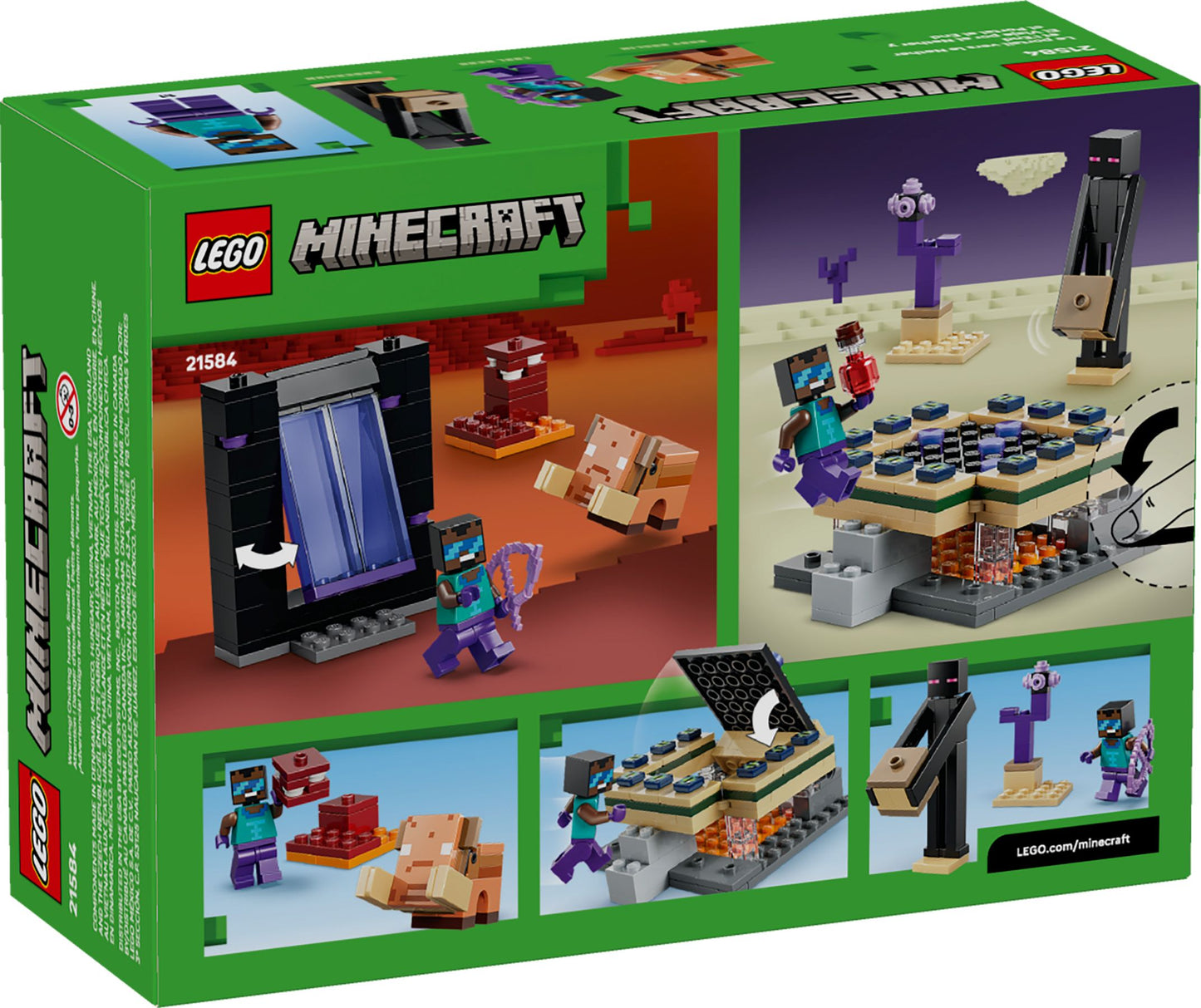 LEGO® Minecraft 21584 – Netherportal trifft Endportal - 21584