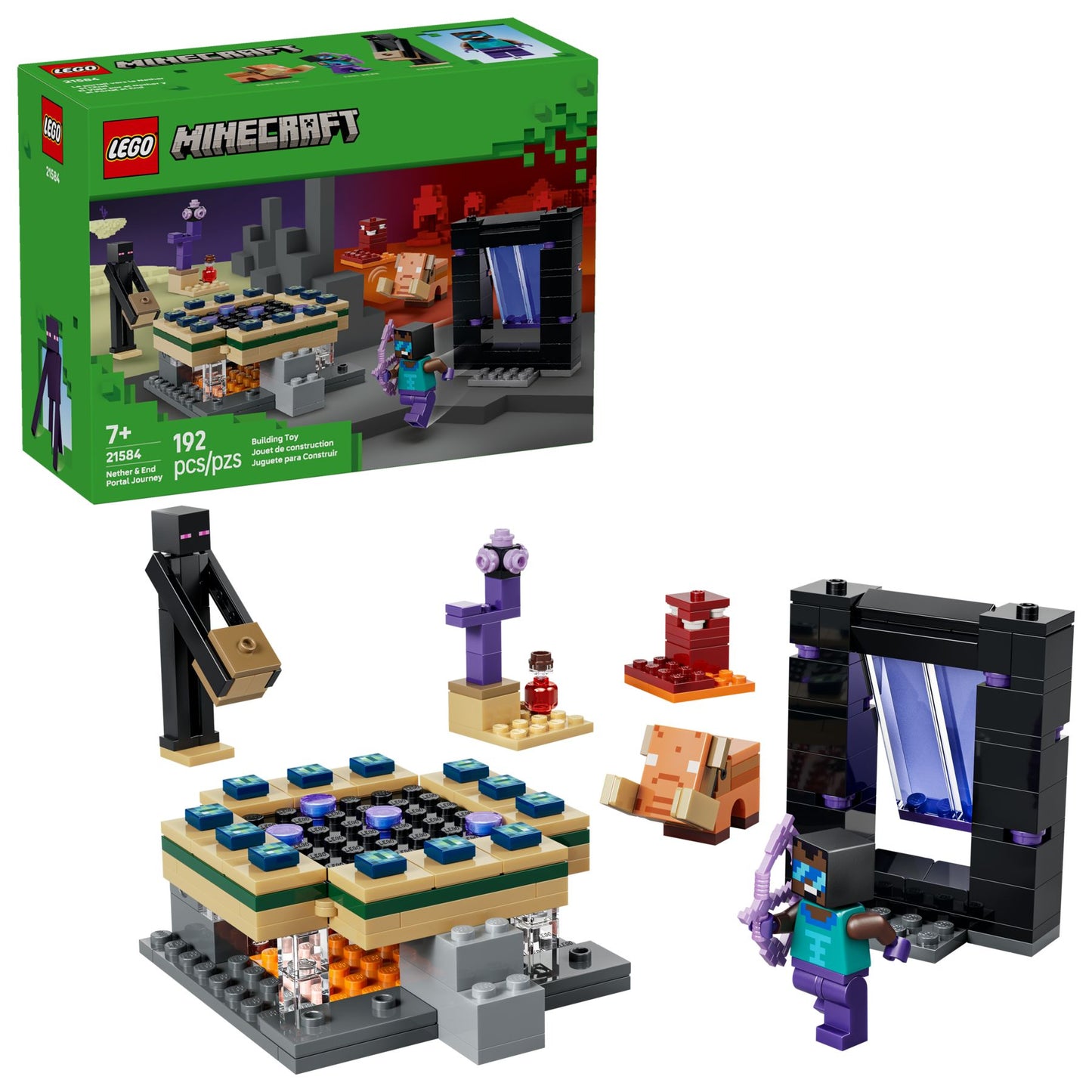 LEGO® Minecraft 21584 – Netherportal trifft Endportal - 21584