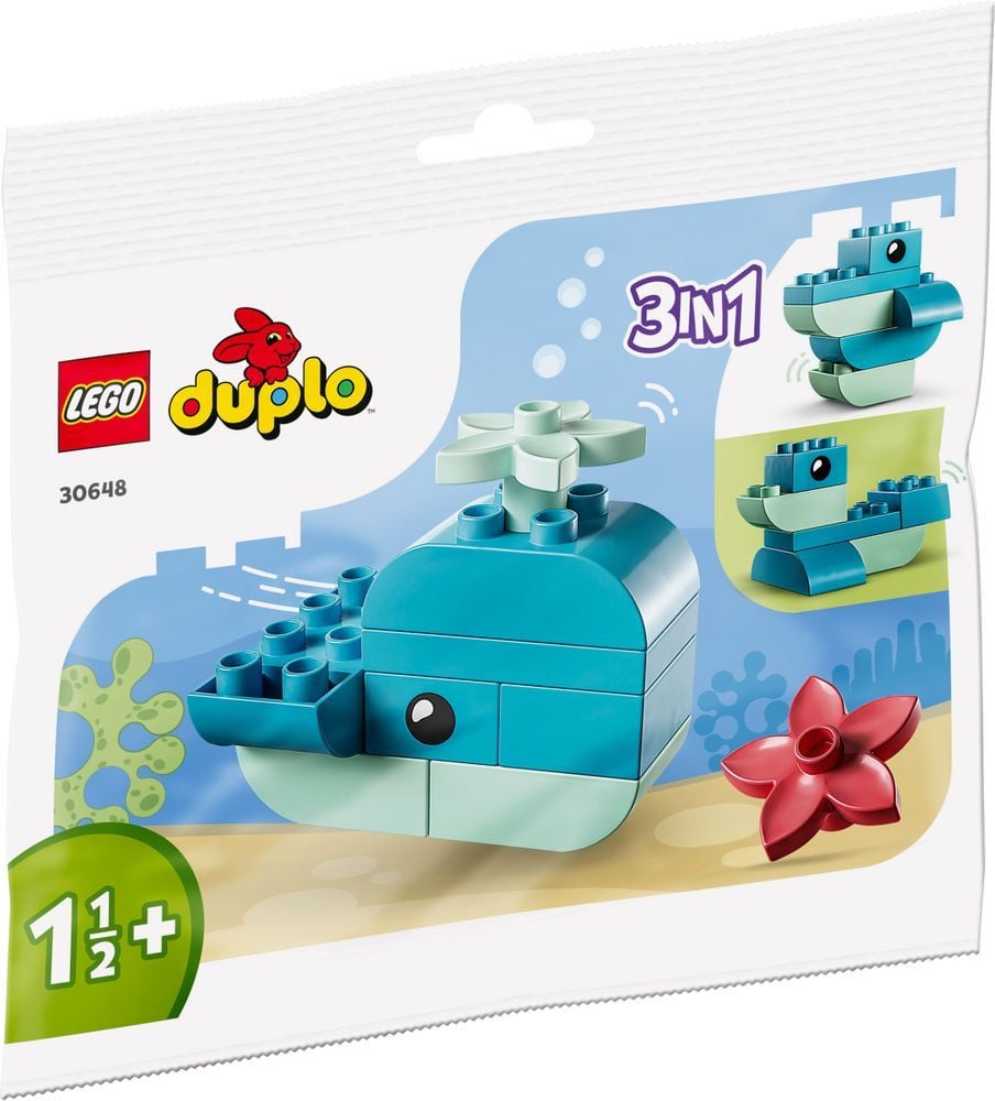 LEGO® DUPLO® Wal Bauset – Entdecke Fantasie & Abenteuer für Kinder ab 1,5 Jahren - 30648, 9 Teile