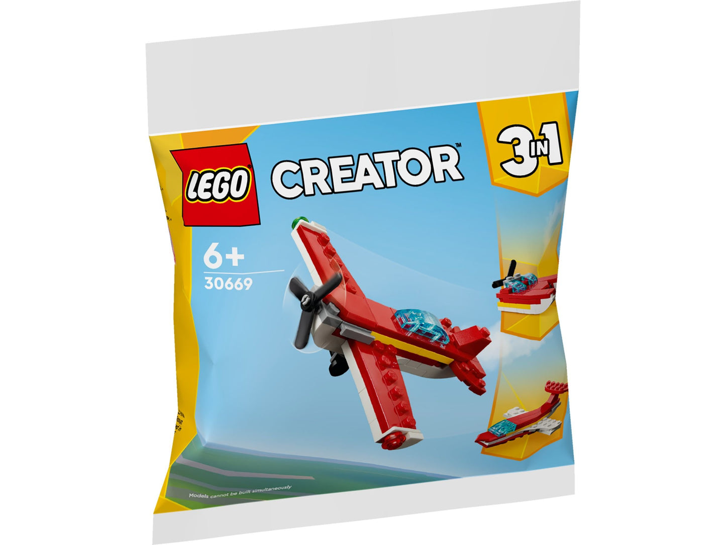 LEGO® Creator: Legendärer Roter Flieger & Polizei-Geländebuggy - Abenteuer in der Luft & auf der Straße - 30669, 51 Teile für grenzenlosen Spielspaß