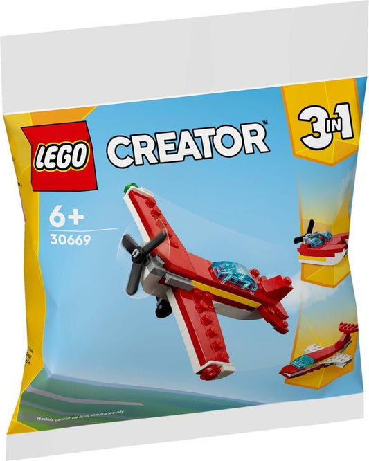 LEGO® Creator: Legendärer Roter Flieger & Polizei-Geländebuggy - Abenteuer in der Luft & auf der Straße - 30669, 51 Teile für grenzenlosen Spielspaß