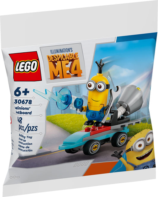 LEGO® Minions Paperbag Jetboard – Actionreiches Bauset für grenzenlosen Spaß mit den Kult-Helden aus Ich – Einfach unverbesserlich 4 | 48 Teile für kreative Abenteuer