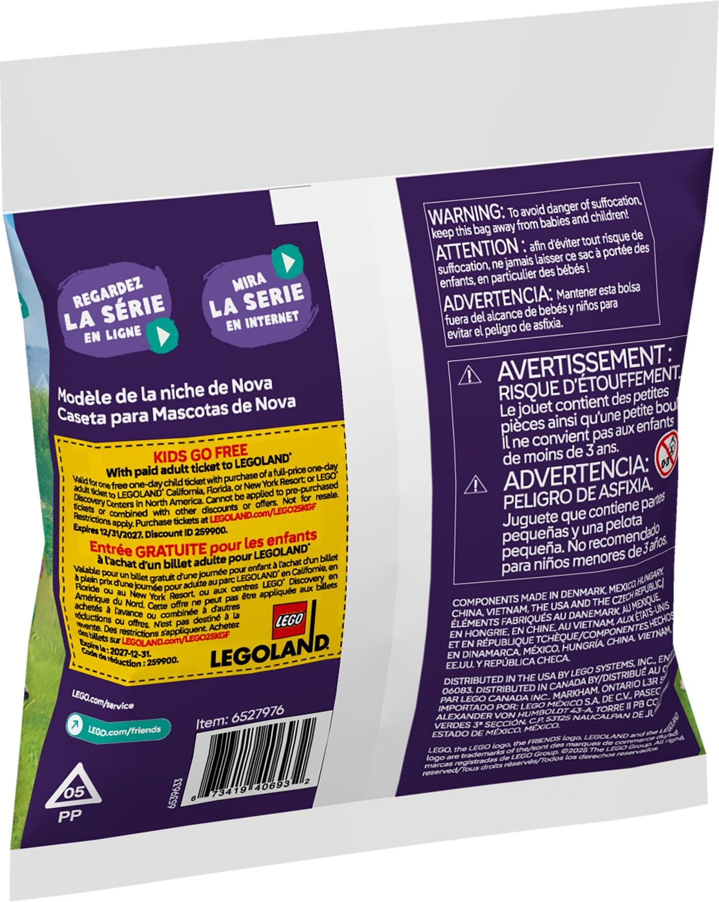 LEGO® Friends Hundehütte Bauset – Kreative Abenteuer & Tierliebe entfalten | Novas DIY Hundeparadies – 30697, 50 Teile