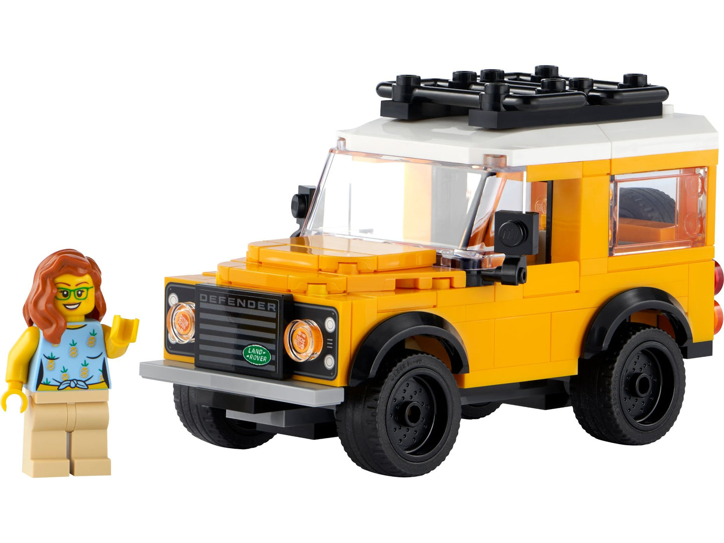 LEGO® Classic Land Rover Defender Gelb – Detailgetreues Sammlerauto für Erwachsene & Auto-Fans – Bauspaß & Nostalgie in 150 Teilen – Perfektes Geschenk – Modell 40650