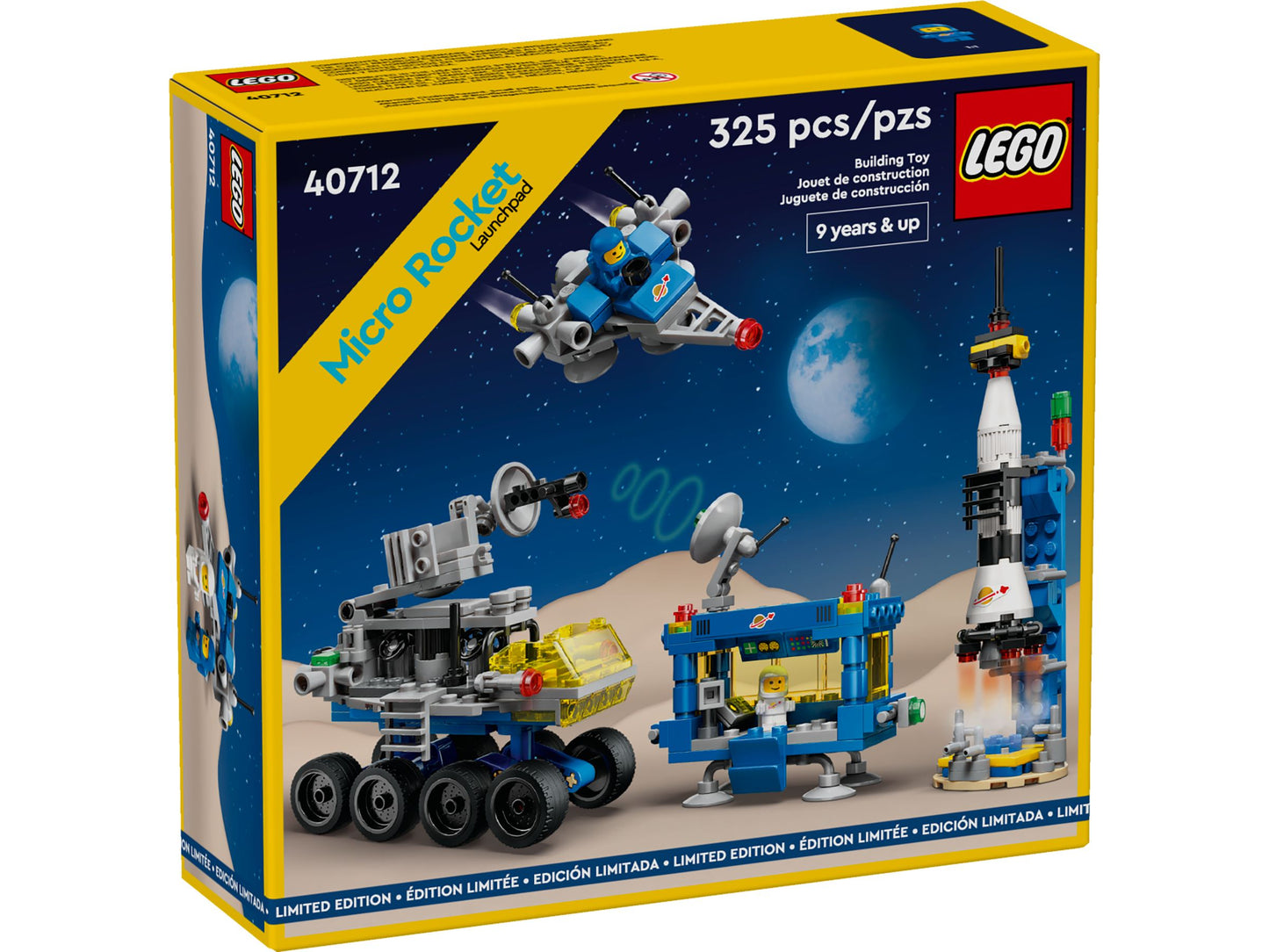 LEGO® 40712 Mikro-Startrampe: Kreativer Raumfahrtspaß mit 2 Minifiguren | Stein-Experte
