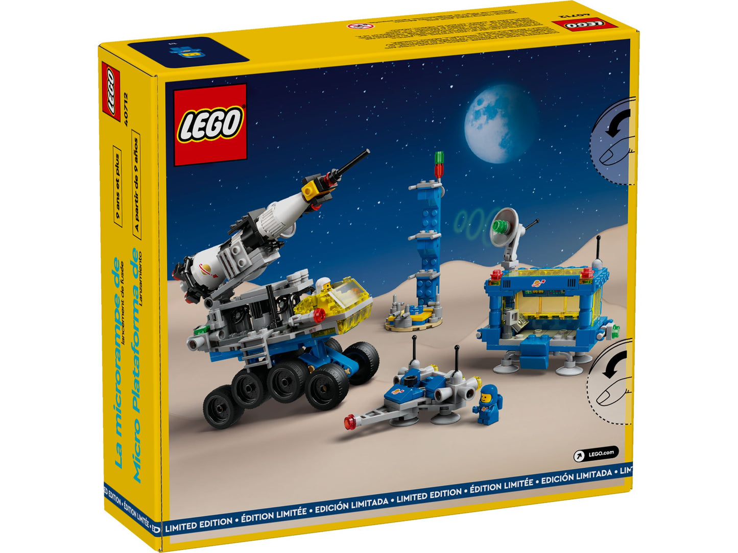 LEGO® 40712 Mikro-Startrampe: Kreativer Raumfahrtspaß mit 2 Minifiguren | Stein-Experte