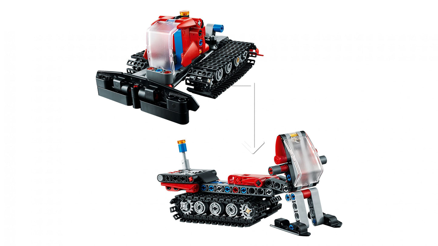 LEGO® Technic Pistenraupe – Winter-Raupenfahrzeug mit realistischer Lenkung & Räumschild - 42148 178 Teile