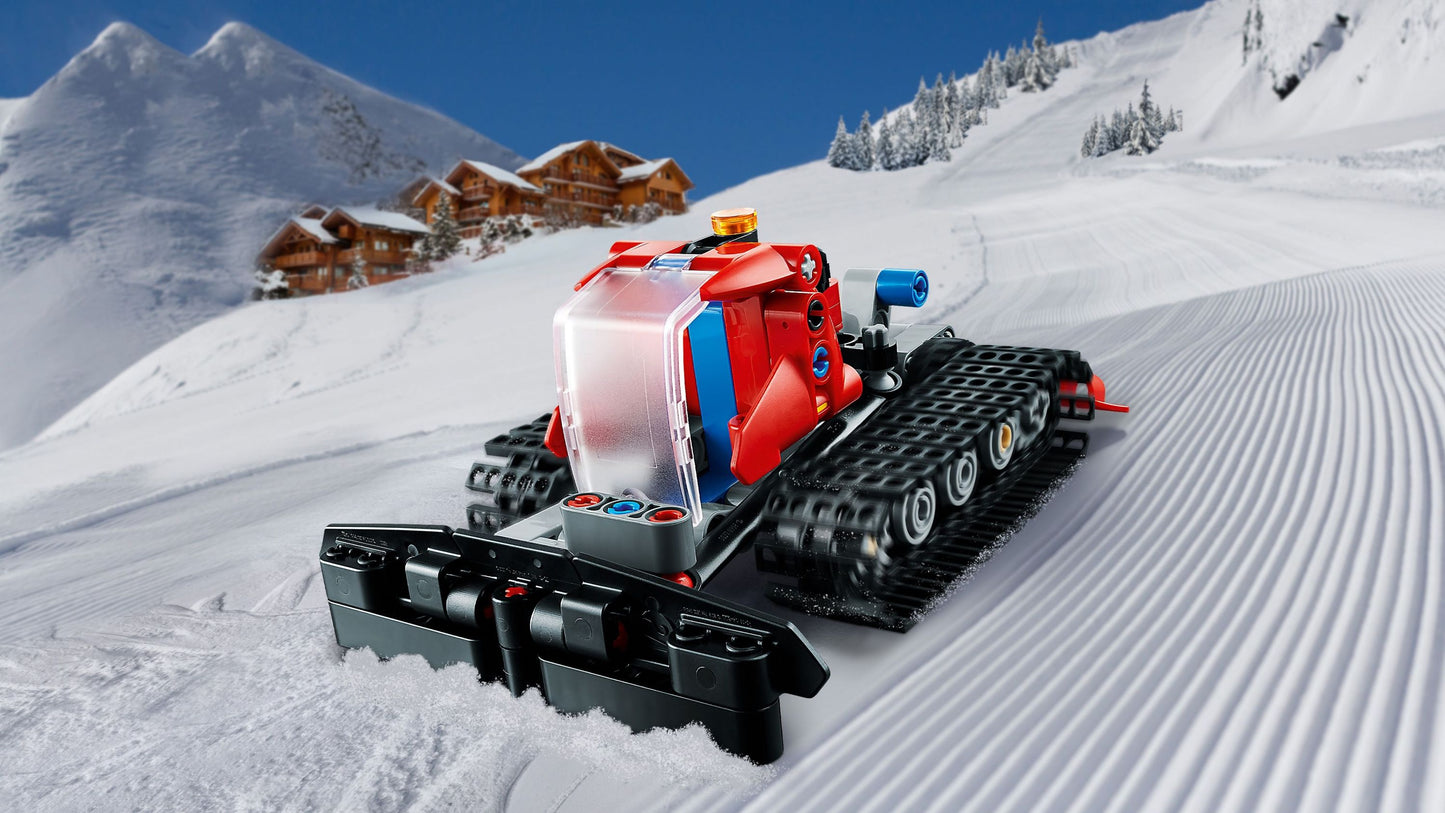LEGO® Technic Pistenraupe – Winter-Raupenfahrzeug mit realistischer Lenkung & Räumschild - 42148 178 Teile