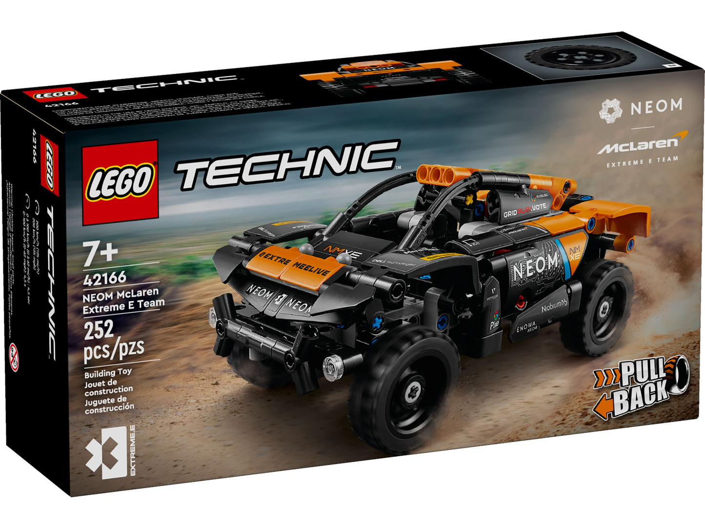 LEGO® Technic McLaren Extreme E Offroad-Rennwagen – Ultimatives Bau- & Spielerlebnis für Kinder & Motorsport-Fans | 252 Teile – 42166