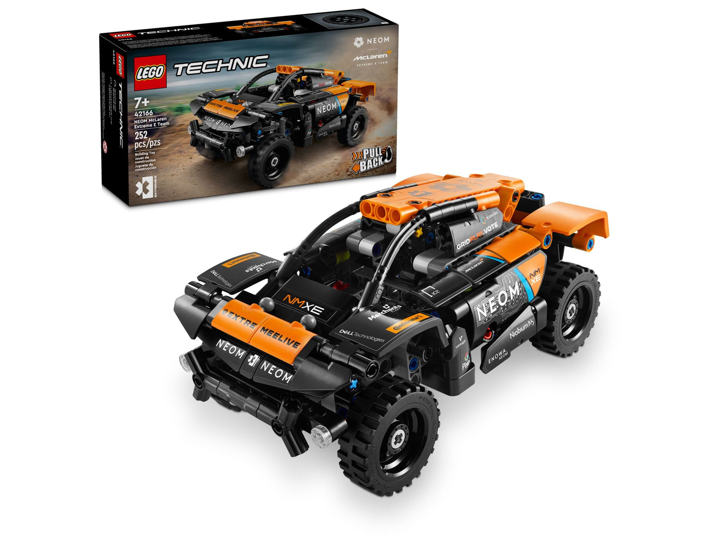 LEGO® Technic McLaren Extreme E Offroad-Rennwagen – Ultimatives Bau- & Spielerlebnis für Kinder & Motorsport-Fans | 252 Teile – 42166