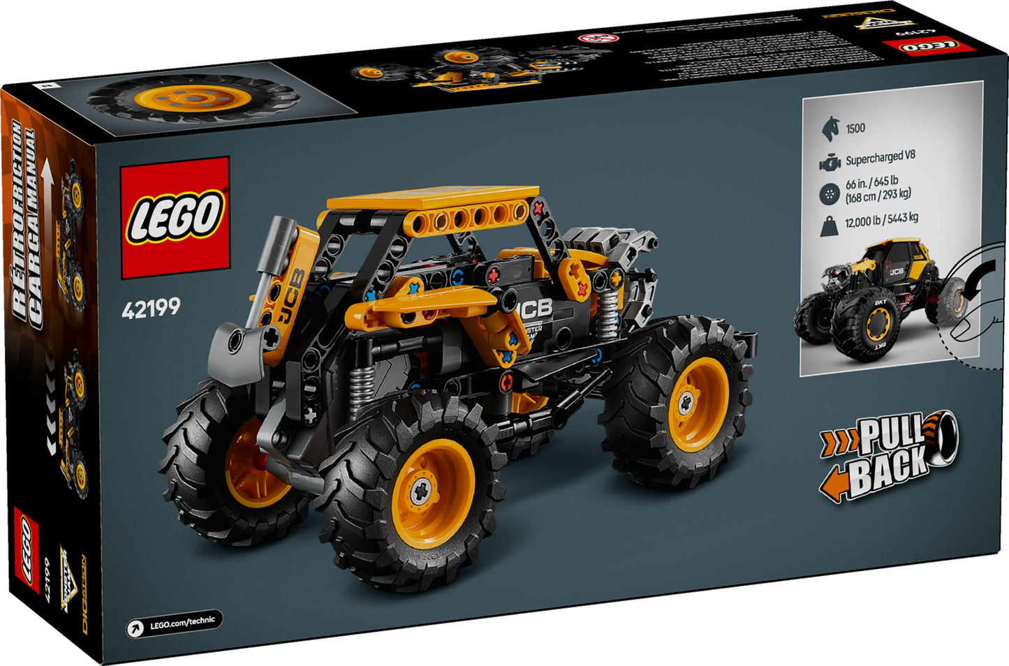 LEGO® Technic Monster Jam™ Power Pack: Stunt-Trucks für Adrenalin & Sammelspaß – 435 Teile Action (42149 & 42199)