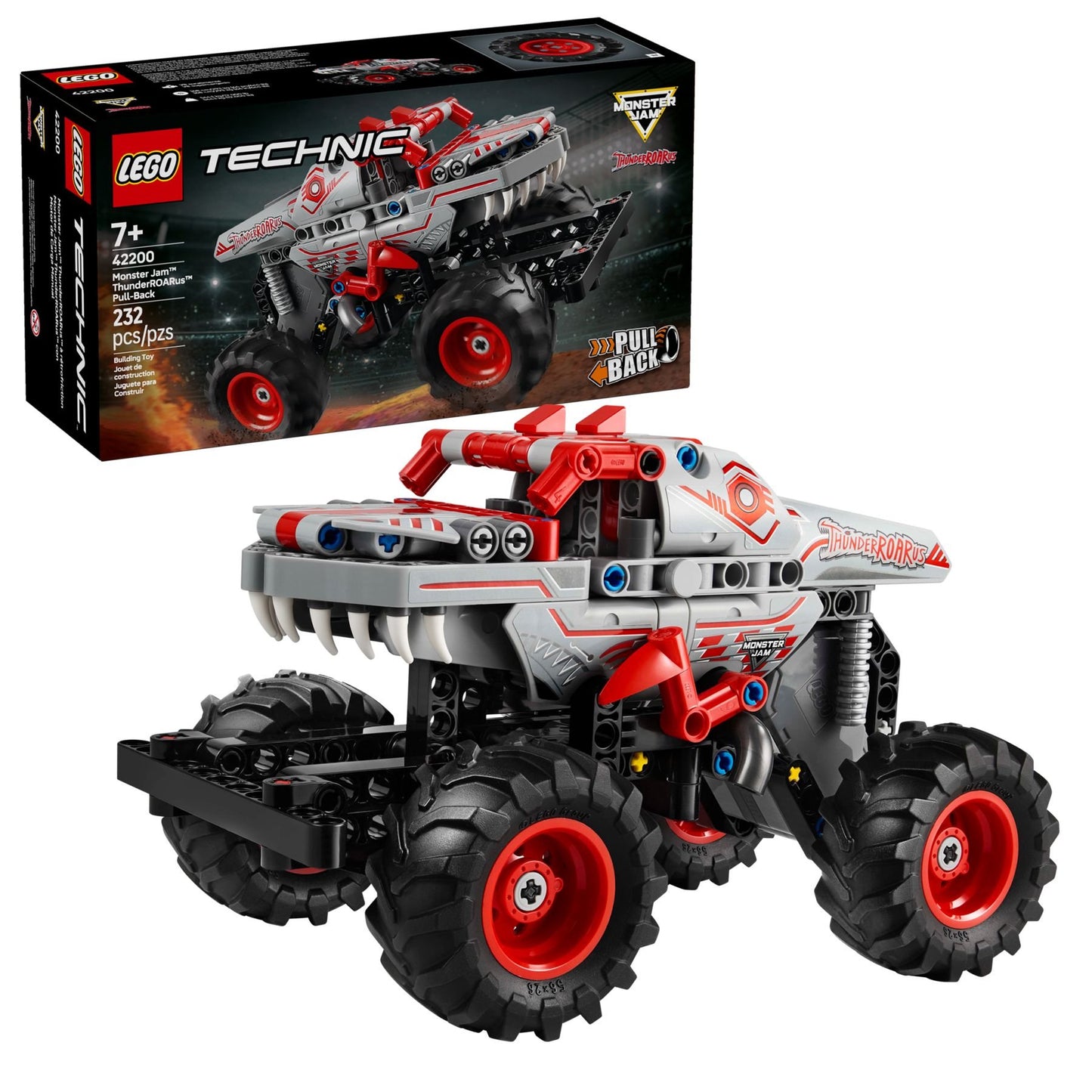 LEGO® Technic Monster Jam™ Doppelset: Schweizer Power Pack 2 | Bauen & Erleben Sie Offroad-Abenteuer - 449 Teile für grenzenlosen Spaß!