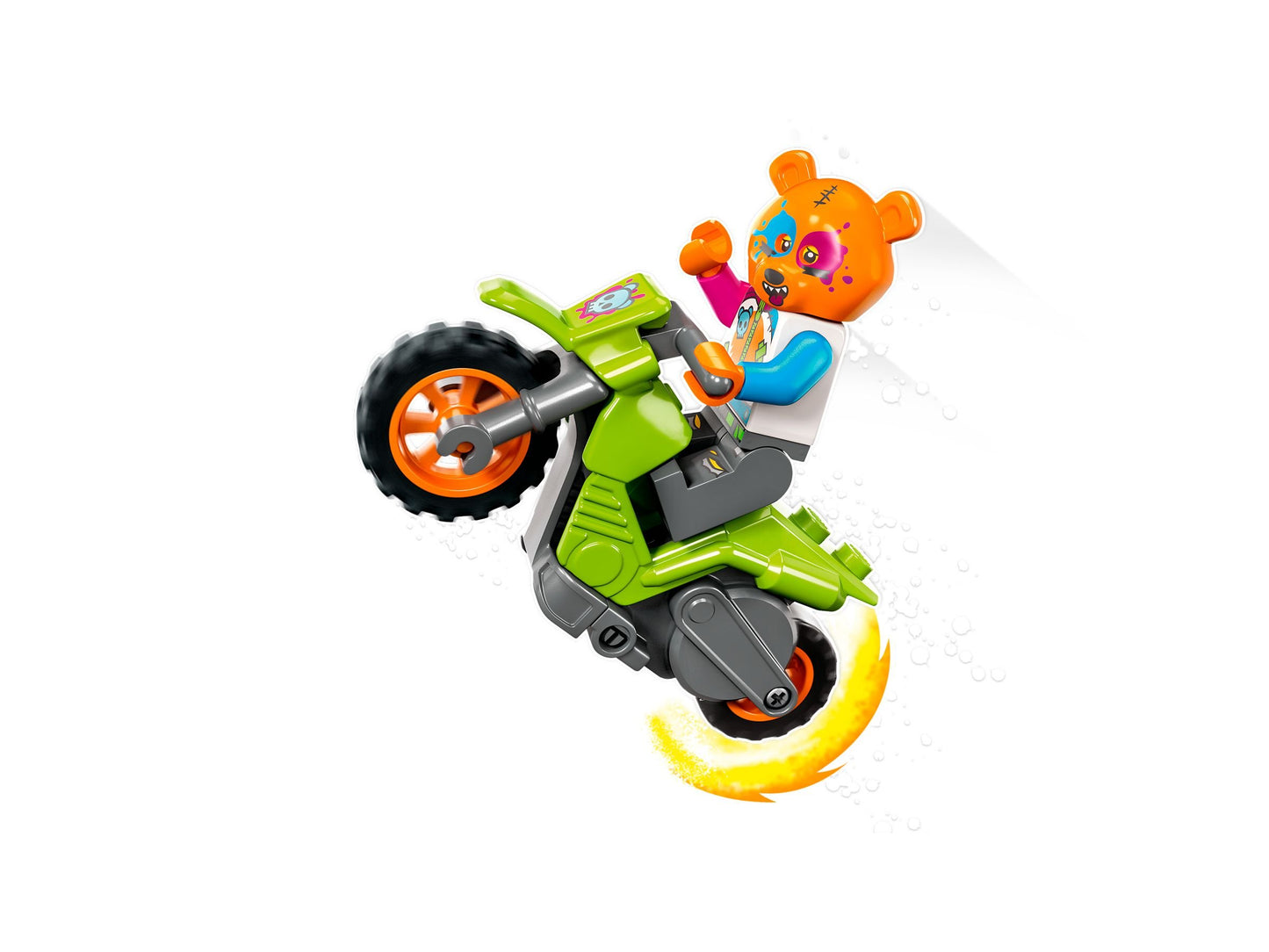 Adrenalin pur mit LEGO® City Stuntz Bären-Stuntbike – Actionreiches Schwungrad-Motorrad & Fahrer-Minifigur für Kinder ab 5 Jahren - 60356