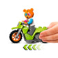 Adrenalin pur mit LEGO® City Stuntz Bären-Stuntbike – Actionreiches Schwungrad-Motorrad & Fahrer-Minifigur für Kinder ab 5 Jahren - 60356