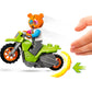 Adrenalin pur mit LEGO® City Stuntz Bären-Stuntbike – Actionreiches Schwungrad-Motorrad & Fahrer-Minifigur für Kinder ab 5 Jahren - 60356