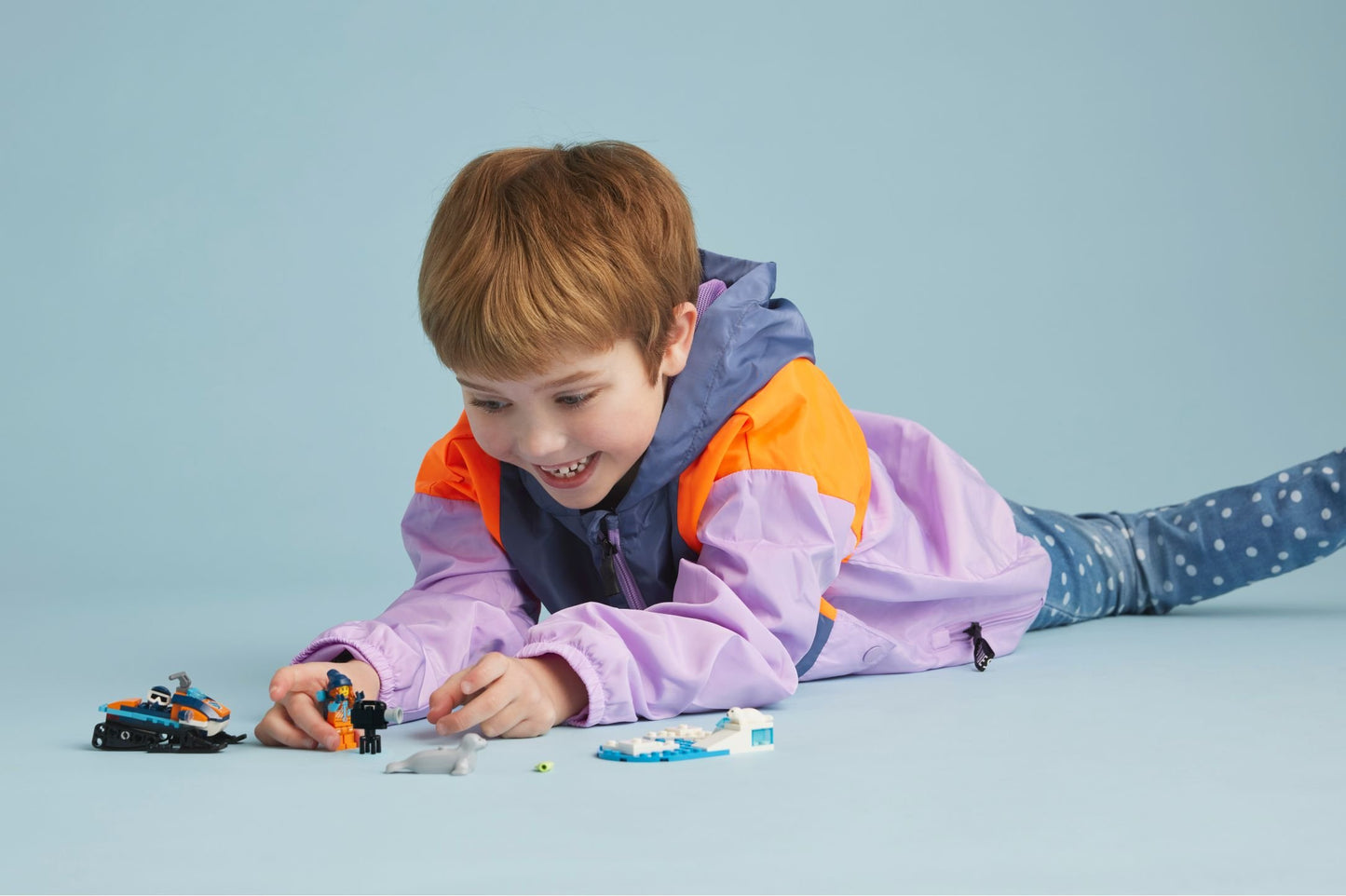 LEGO® City Arktis-Schneemobil – Expeditionsfahrzeug mit Forscher & Ausrüstung für spannende Polar-Missionen - 60376 70 Teile