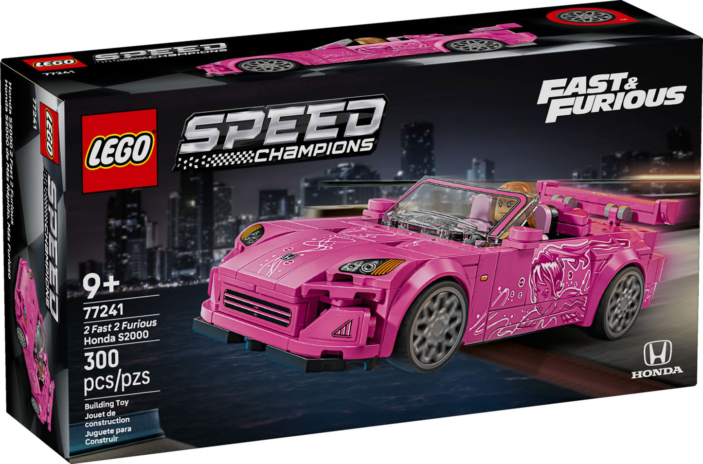LEGO® Speed Champions Honda S2000 aus 2 Fast 2 Furious – Actionreicher Bauspaß für Fans & Sammler | 300 Teile – Adrenalin pur für dein Regal!