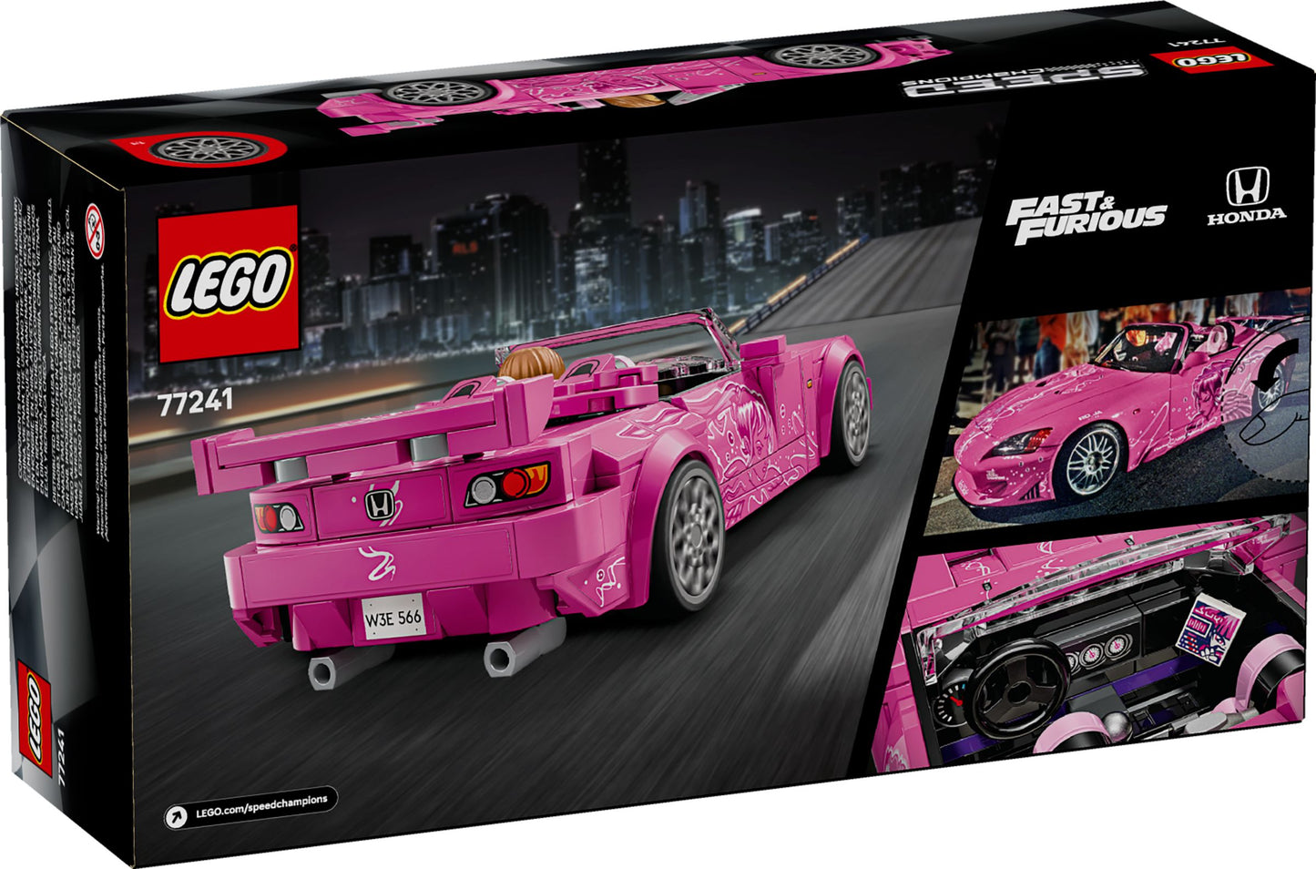 LEGO® Speed Champions Honda S2000 aus 2 Fast 2 Furious – Actionreicher Bauspaß für Fans & Sammler | 300 Teile – Adrenalin pur für dein Regal!